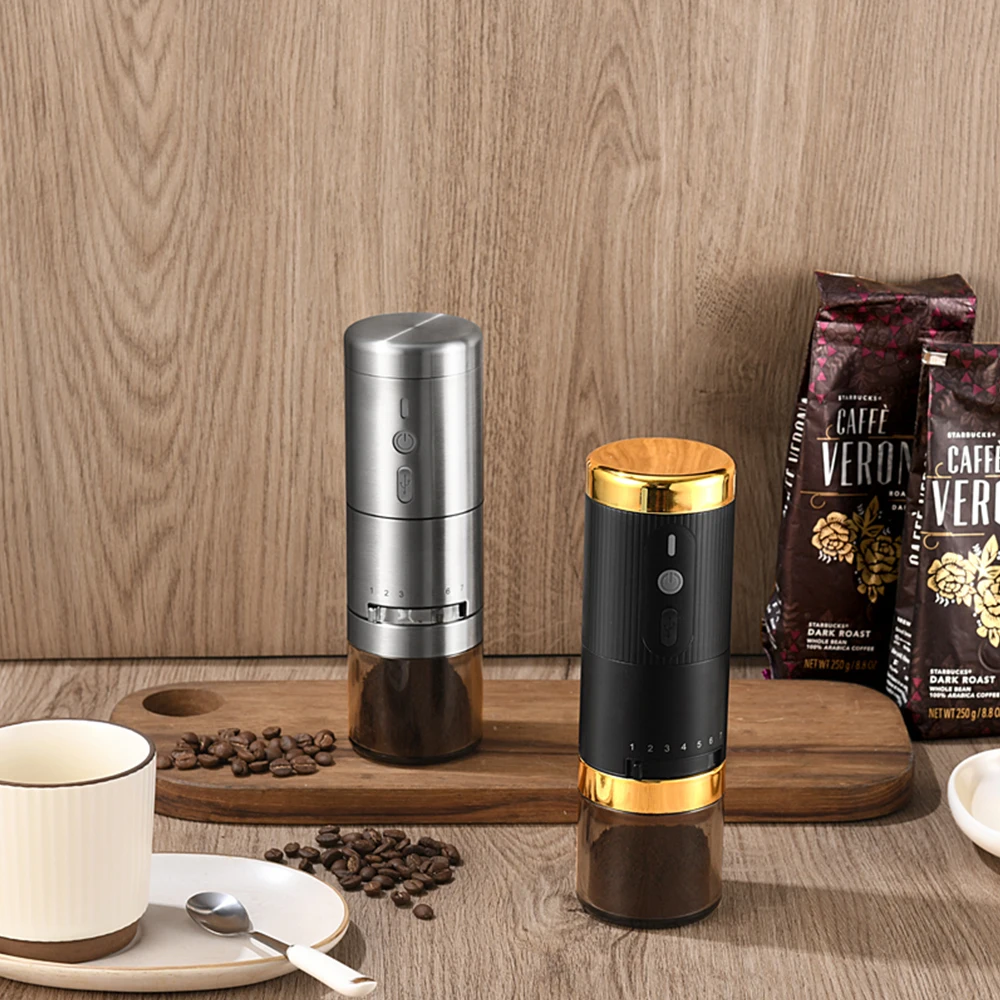 hot selling  electric coffee grinder automatic coffee grinder usb rechargeable electric coffee grinder
