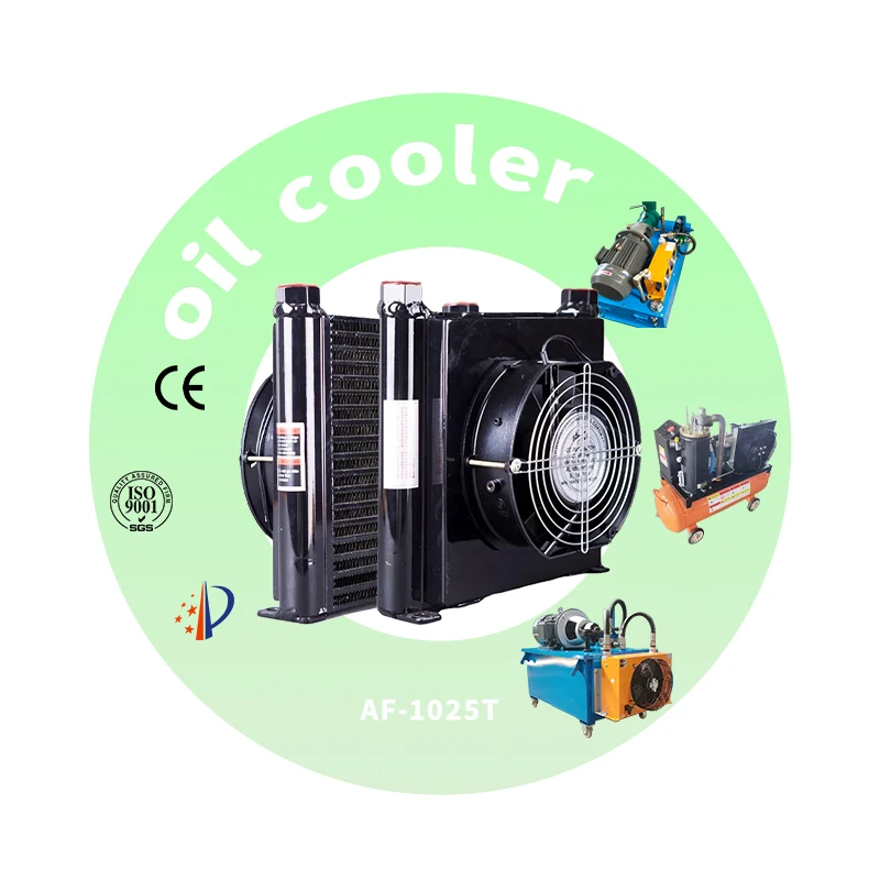 Hydraulic Cooler With 12V 24V Fan Air COOLED Oil Coolers AF1025T-CA Air Cooled Radiator
