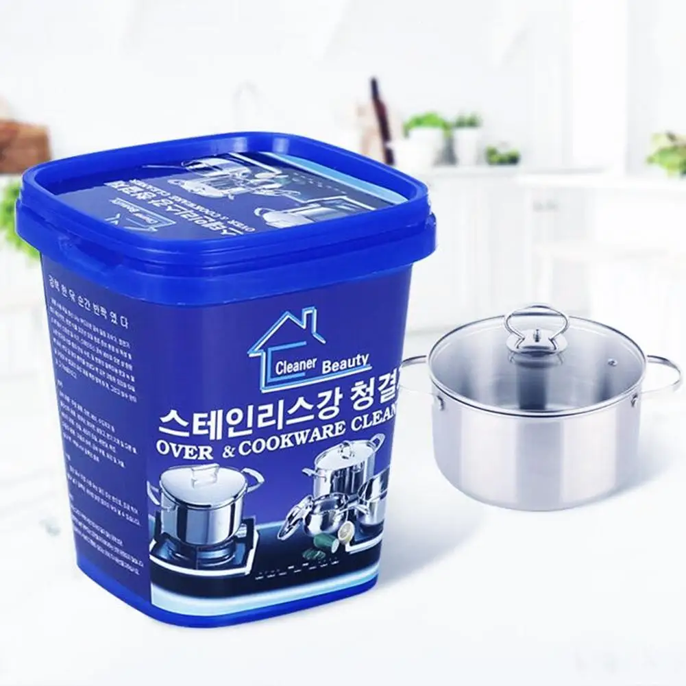 Household Stainless Steel Cleaning Paste Powerful Ovencookware Cleaner Kitchen Washing Pot Bottom Black Scale Decontamination