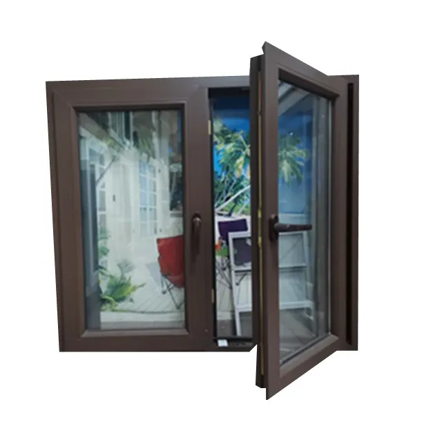 Upvc window thailand double glazing swing hurricane impact upvc casement  windows factory price