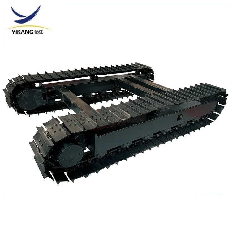 Crawler track undercarriage for 5 ton 10 ton 15 ton 20 ton 25 ton 30 ton rubber or steel drilling rig excavator machinery parts