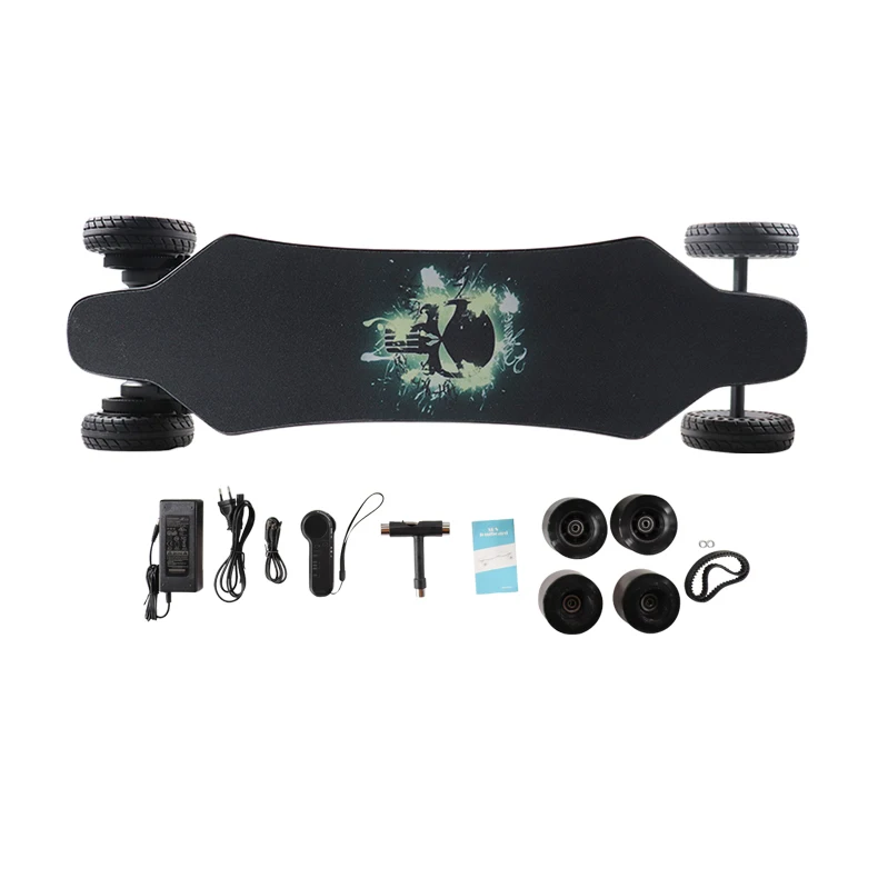 USA Warehouse Electric-mountainboard Mountain Electric Skateboard with Wheels Motors Speed 30km 40km Fastest Boosted Board