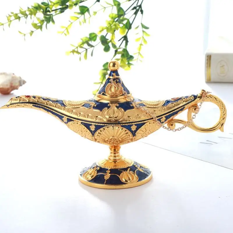  Лампа Aladdin из оловянного сплава Металлическая лампа aladdin god для украшения