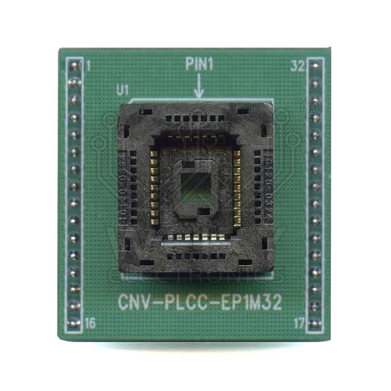 PLCC32 to DIP32 adapter use for PLCC32 flash chip