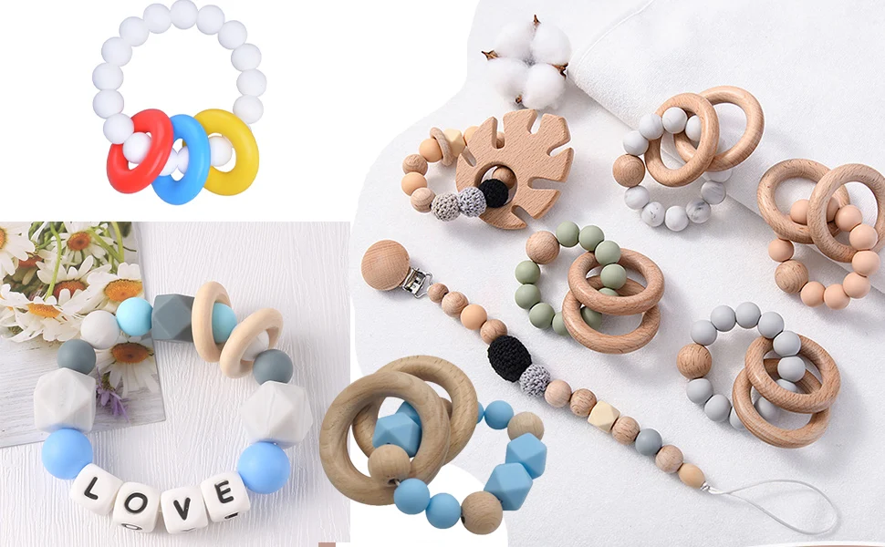 148 Colors BPA Free Silicone Teething Loose Bead Food Grade Round Chew 6mm 9mm 12mm 15mm 19mm Soft Silicone Beads Wholesale