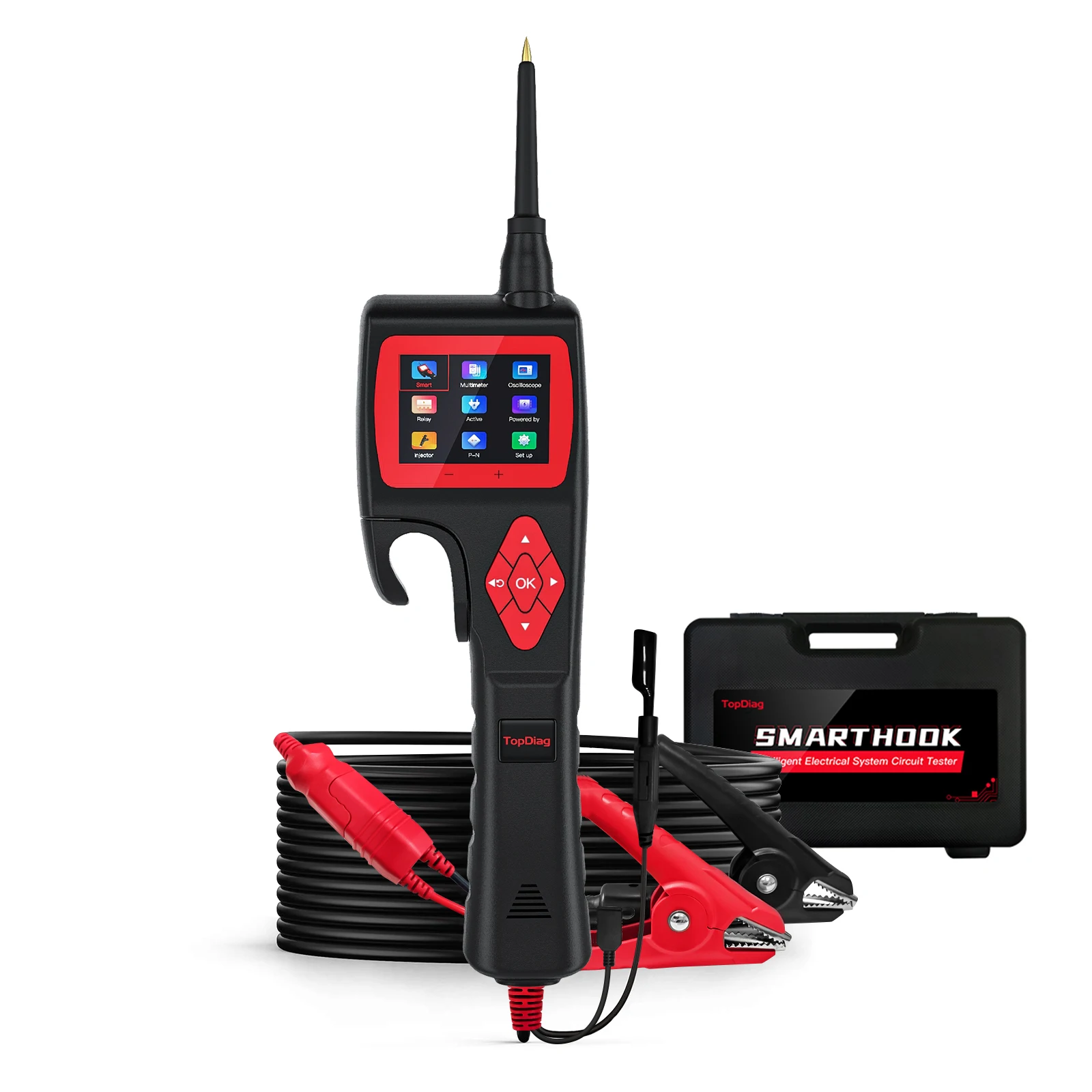 Автоматический инструмент для ремонта тестер цепи P200 тестер автомобильной цепи комплект зонда диагностический инструмент для транспортного средства TP200 Jdiag Topdiag