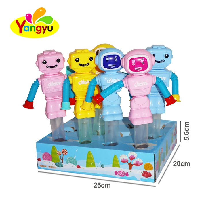 Toddlers Educational Fidget Toys Suction Cup Robot Coolest Pop Tubes Sensory Toys