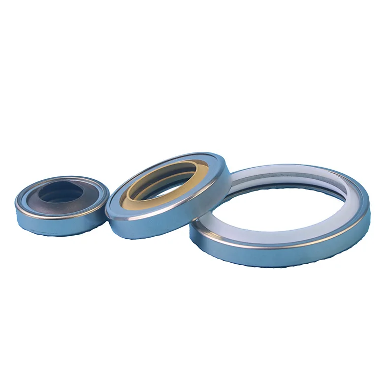 Temperature-resistant, wear-resistant and oil-resistant rubber ring, dust-proof and waterproof double-lip PTFE sealing ring