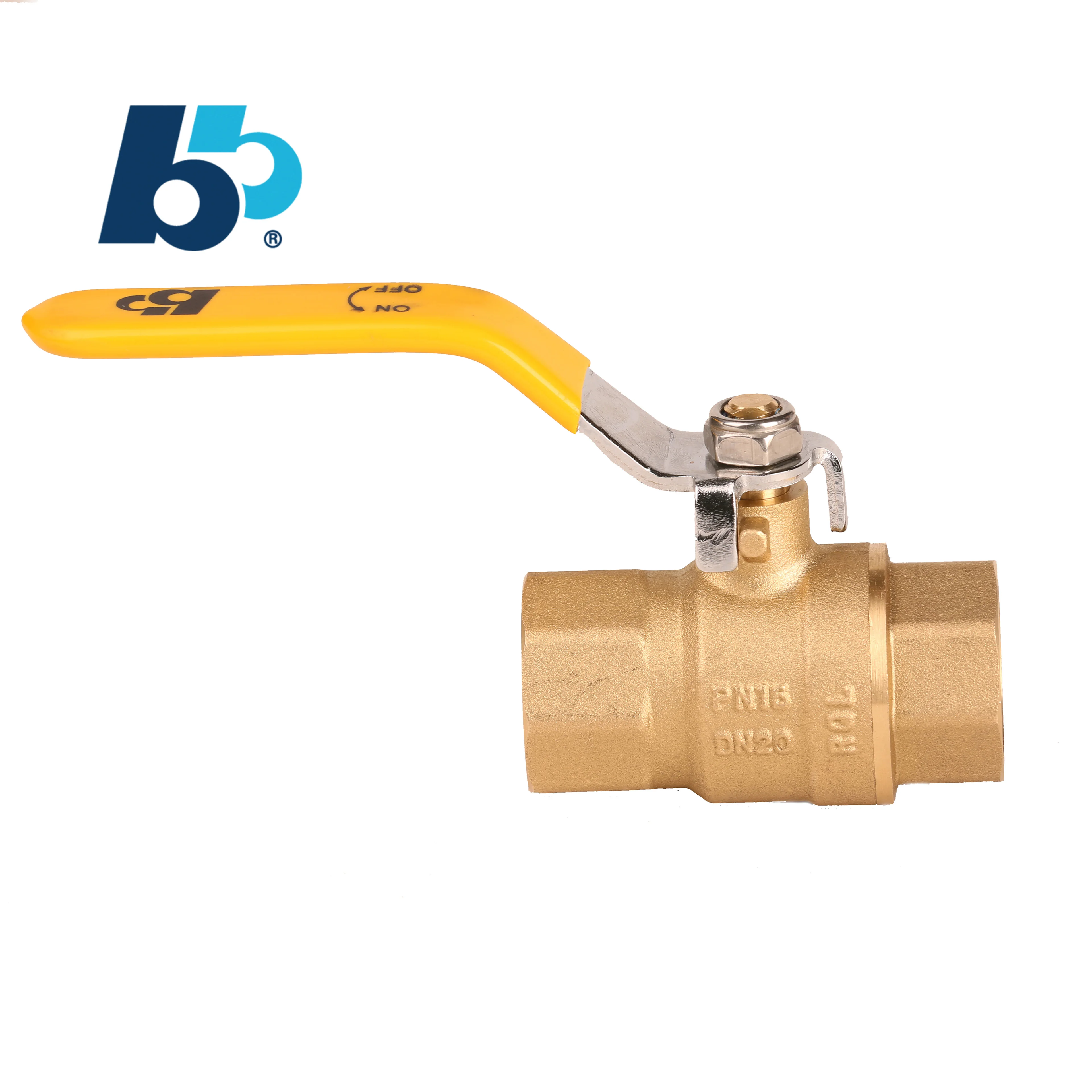 B&H High Performance 1/2 - 2 inch Cw617n Ball Valve High Pressure High Platform Brass Ball Valve For Gas
