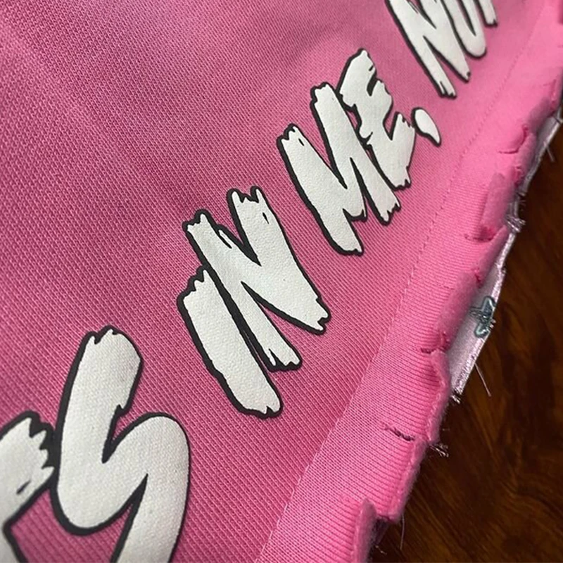 Manufacturer Full Zip Up Distressed Unisex Cotton Tech Fleece Heavyweight Hoddie Custom Puff Printing Logo Satin Lined Hoodie