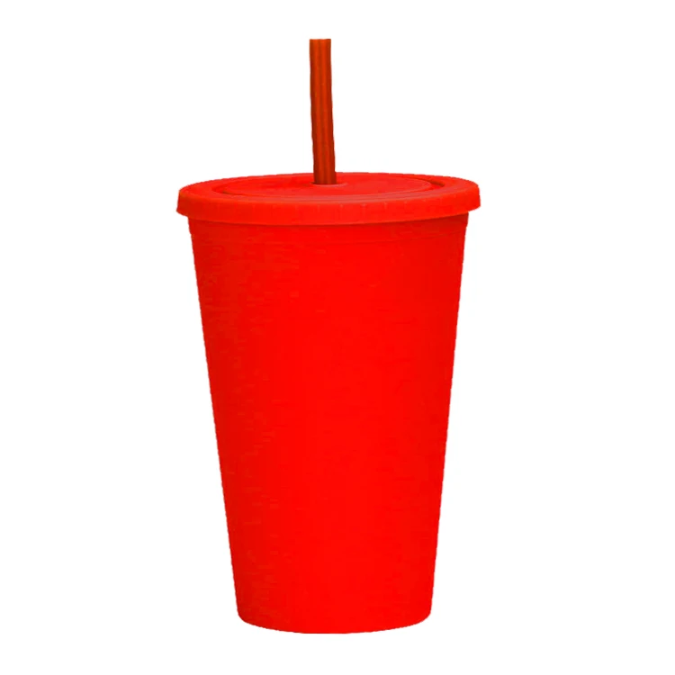 
Double Wall Matte Plastic Bulk Tumblers With FREE Straw 