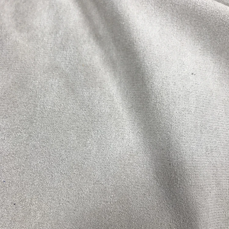 New Product Hot Sale 100%Polyester 180gsm knitted Faux Deer Suede Inelastic Solid Color Fabric For Shose And Jacket