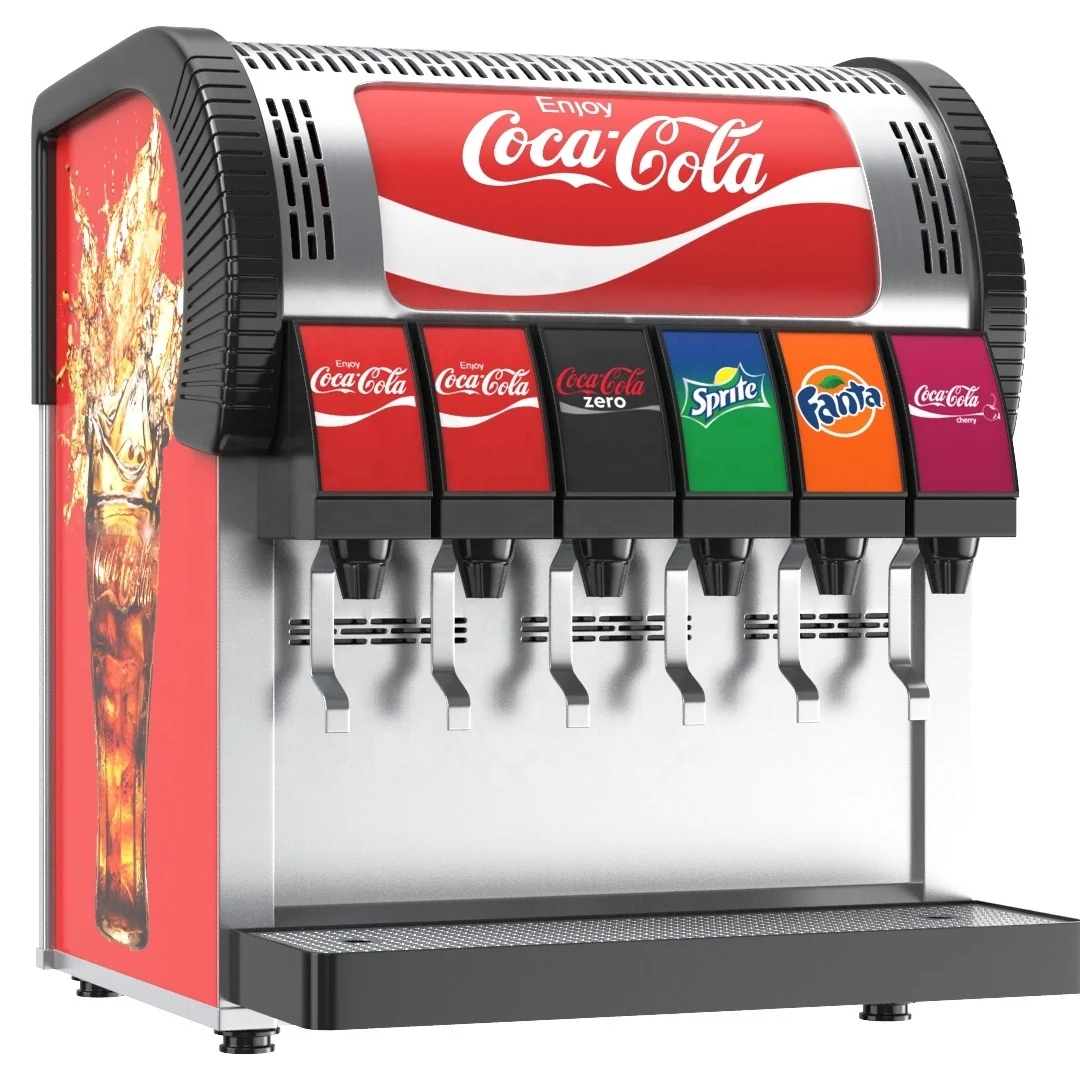 6/8 Flavor Soda Fountain Ice and Beverage Equipment Soda Dispenser