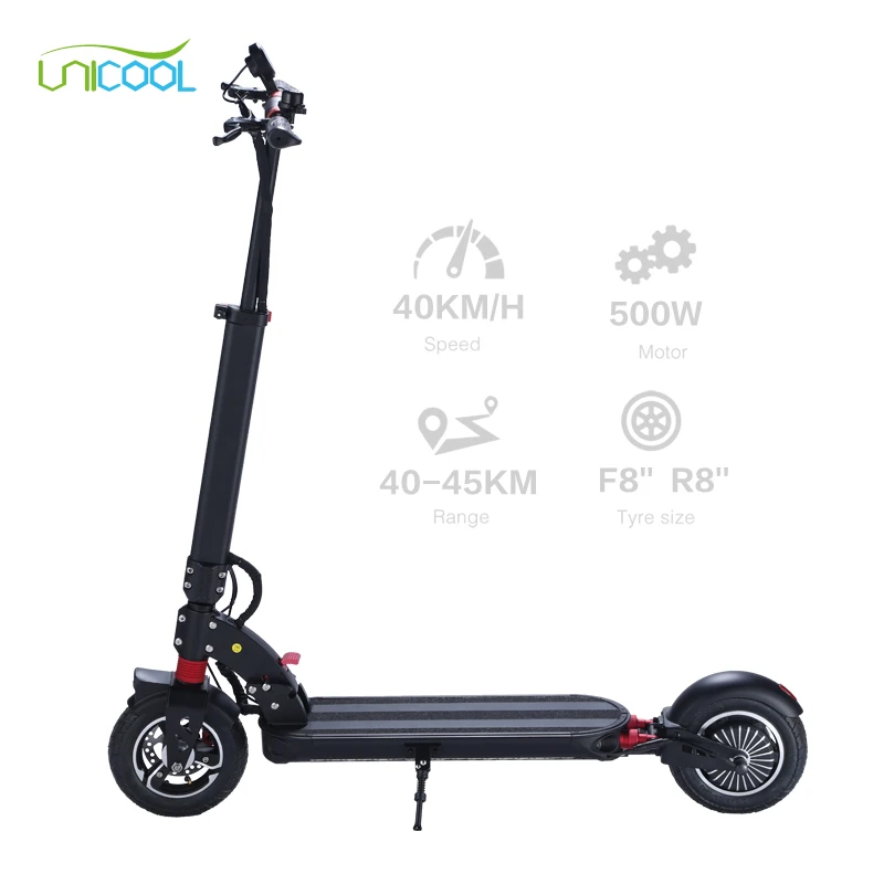 Unicool Oem T9 48 В 600 Вт 40 км/ч городской двухколесный маленький складной электрический скутер для