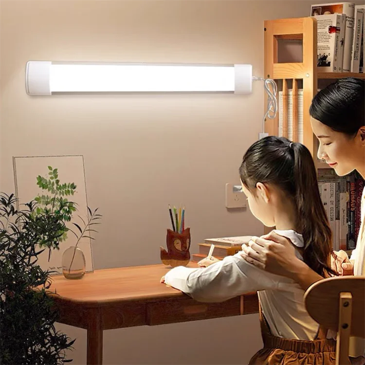 warm white Tri-proof tube batten IP65 waterproof plastic tri-proof ip65 tri proof batten fixture tunable led tube light
