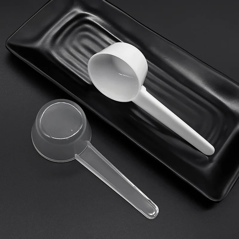 Plastic Measuring Spoons scoops for Powders Granules Pet Food Coffee Scoop 25g 50ml 50cc Long handle