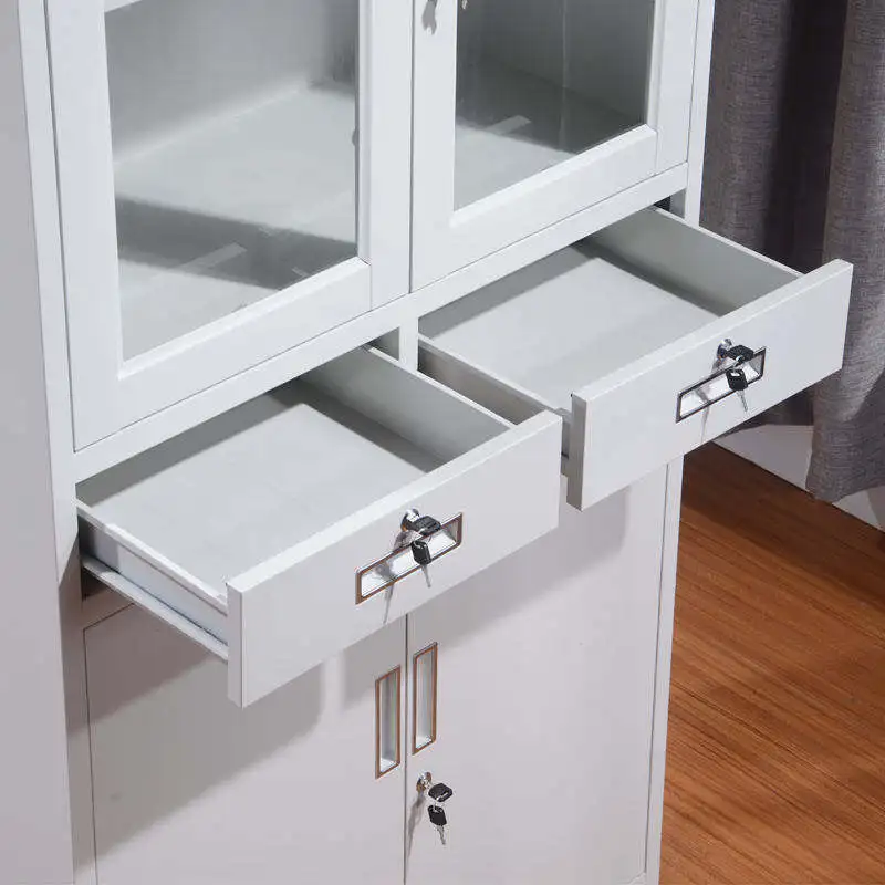 Factory Supply Executive Metal Office Cabinet 2 Door Steel Filing Cabinet Metal Filing Cabinet