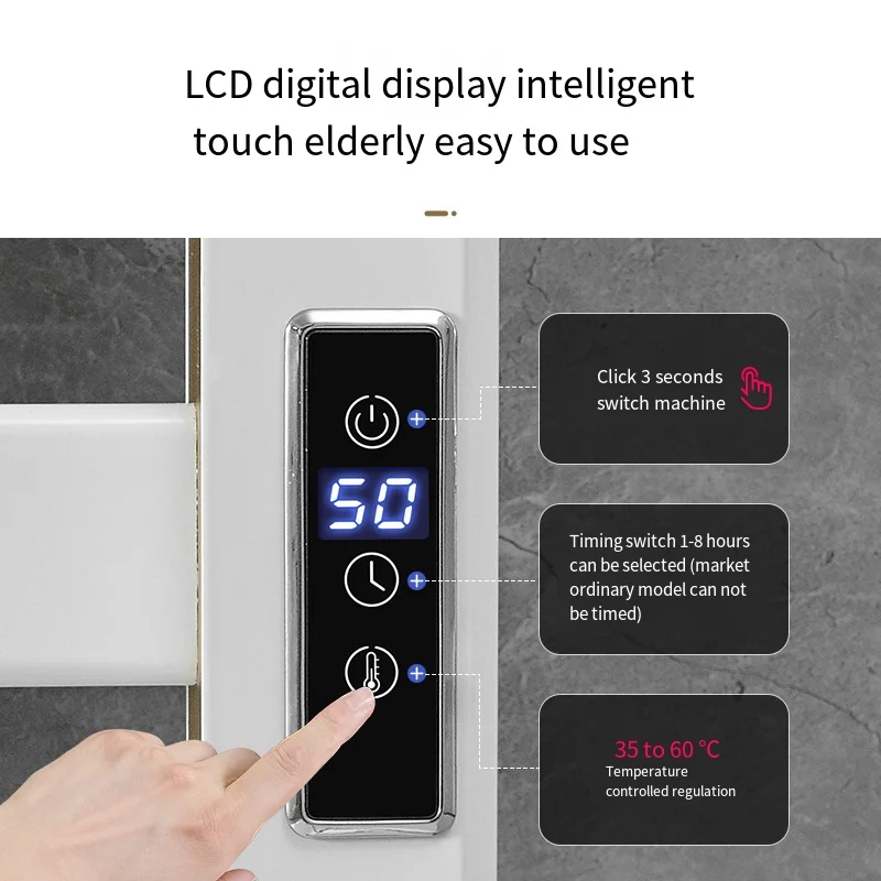 Intelligent electric heating constant temperature drying towel shelf bathroom accessories towel rack