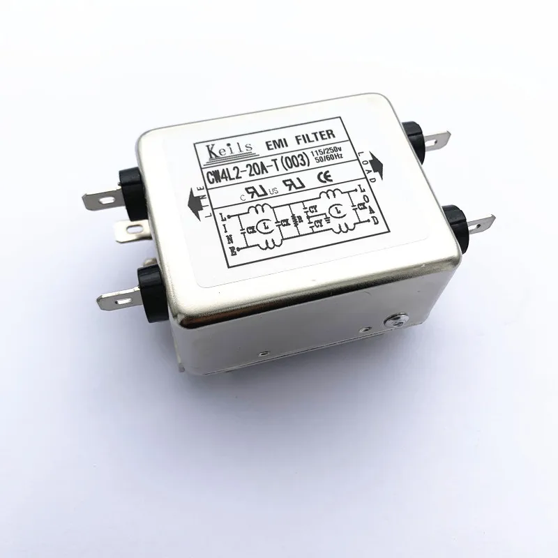 CW4L2-20A-T(003) Supply Receptacle 20a Low Power Low Pass Filter With Line Filter