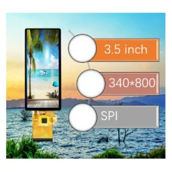 3.5 inch tft lcd 340*800 display SPI interface lcd screen display