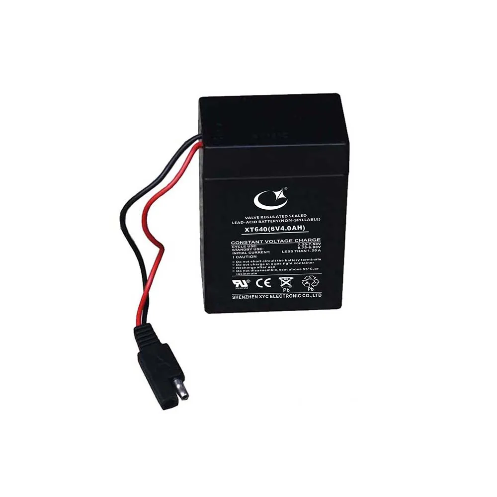 6 volt 4 Ah Sealed Lead Acid Battery for solar lantern 6v 4ah for Fire Alarm System