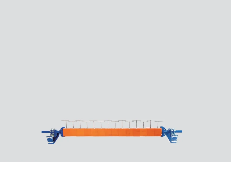 Tungsten Carbide Blade P Type Conveyor Belt Cleaner for Mining