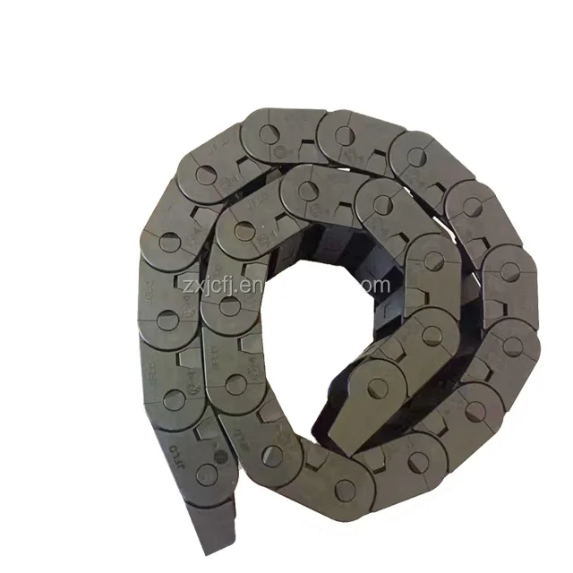 Bridge type plastic cnc cable roller drag chain