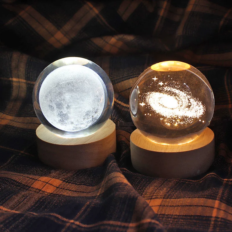 wholesale clear glass christmas ball ornaments Wholesale High Quality Crystal Ball K9 3D Laser Carved Creative Gifts Ball