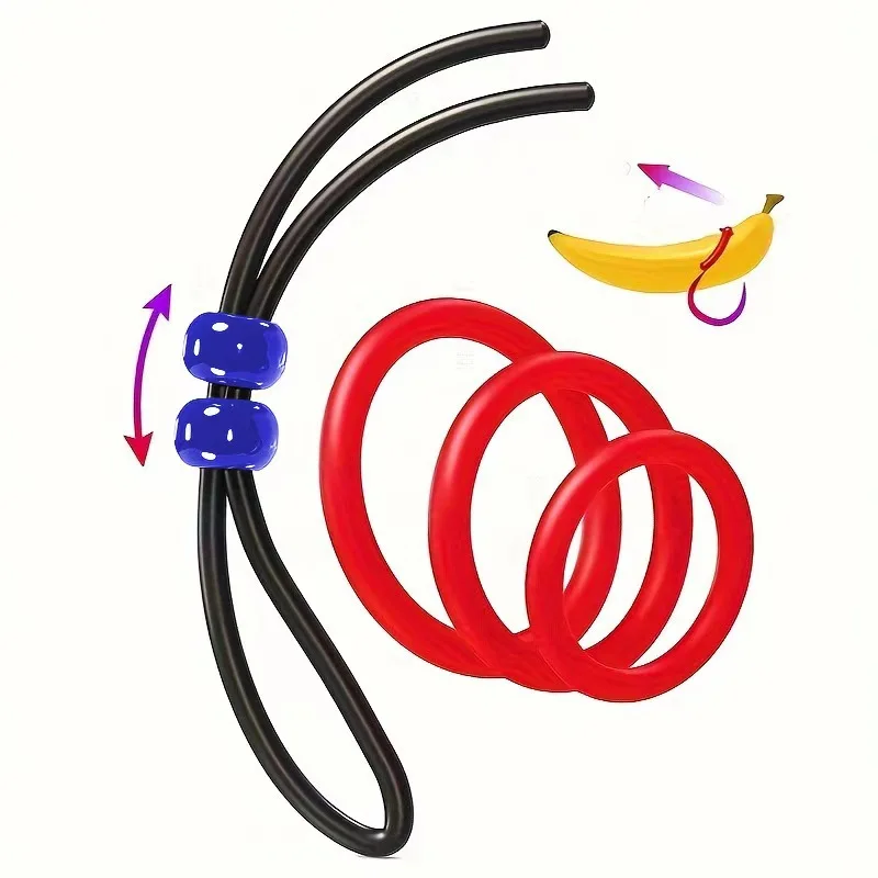 HOT sale delay ejaculation glans penis cage cock sex toys rings sleeve triple black cock rings for men