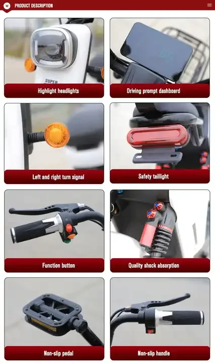 2 wheel cheap new 350w 500w 48v electric moped bike with pedals electrica ebike scooter electric bike bicycle