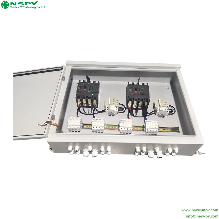 Solar DC fuse combiner box rating current 15A PV string box