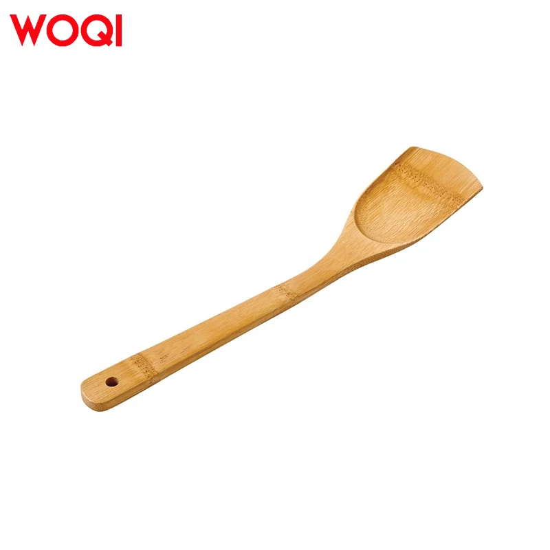 WOQI Bamboo Kitchen Accessories Cooking Wood Tableware Wooden Spatula for Kitchen Sustainable