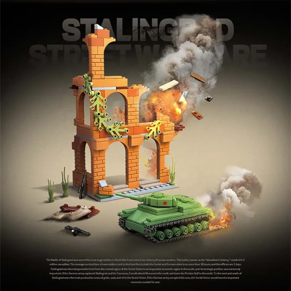 QuanGuan 100113 WW2 Heroes Series Military Soldiers Army Soviet Truck DIY Assembly Bricks Toys Building Blocks Sets