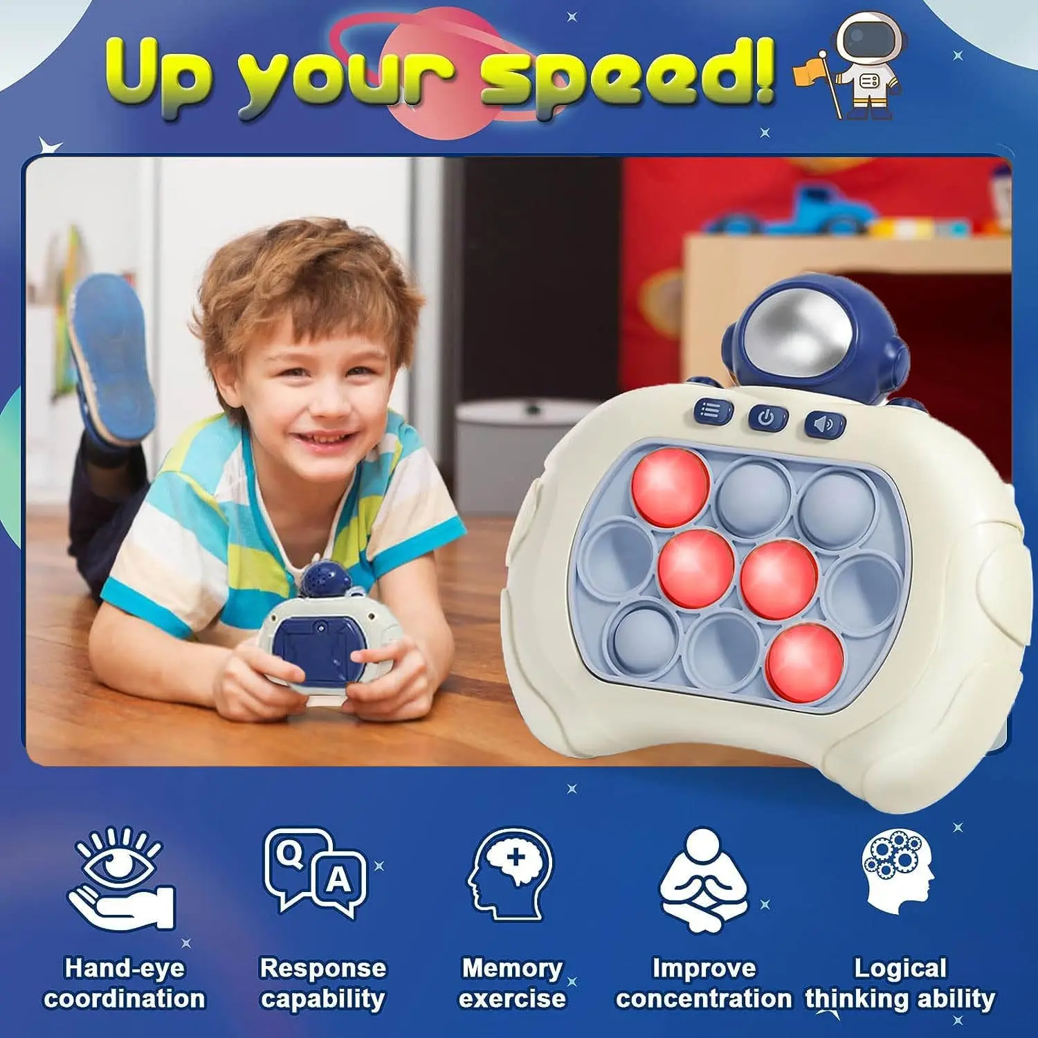 Быстрый Push Pop игра It Fidget Toys Pro для детей взрослых портативная быстрая головоломка игровой автомат Bubble игрушка