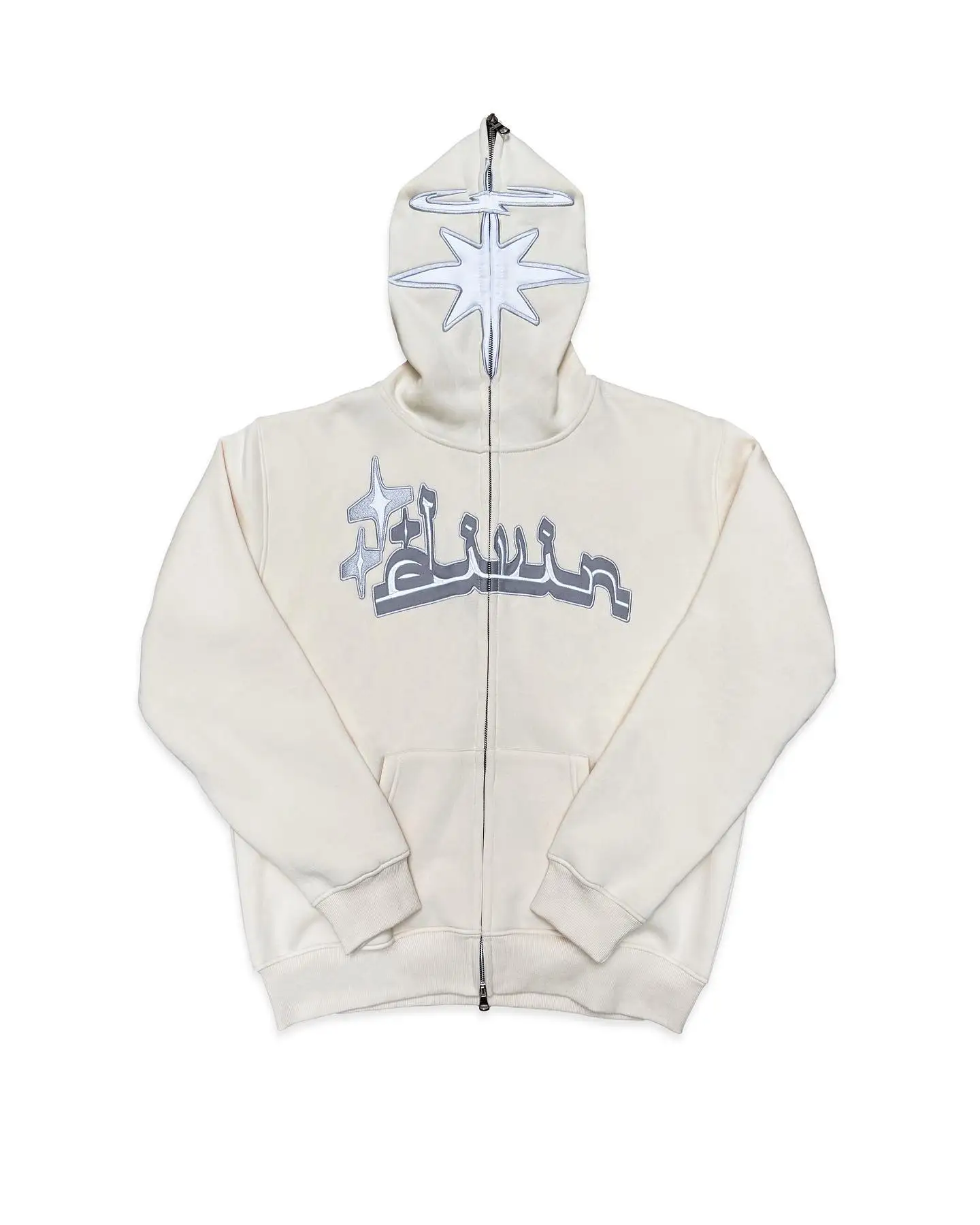 Custom Logo Cotton Men Winter Hoodies Custom Zip Hoodie Heavyweight Oversized Full Zip Up Hoodies