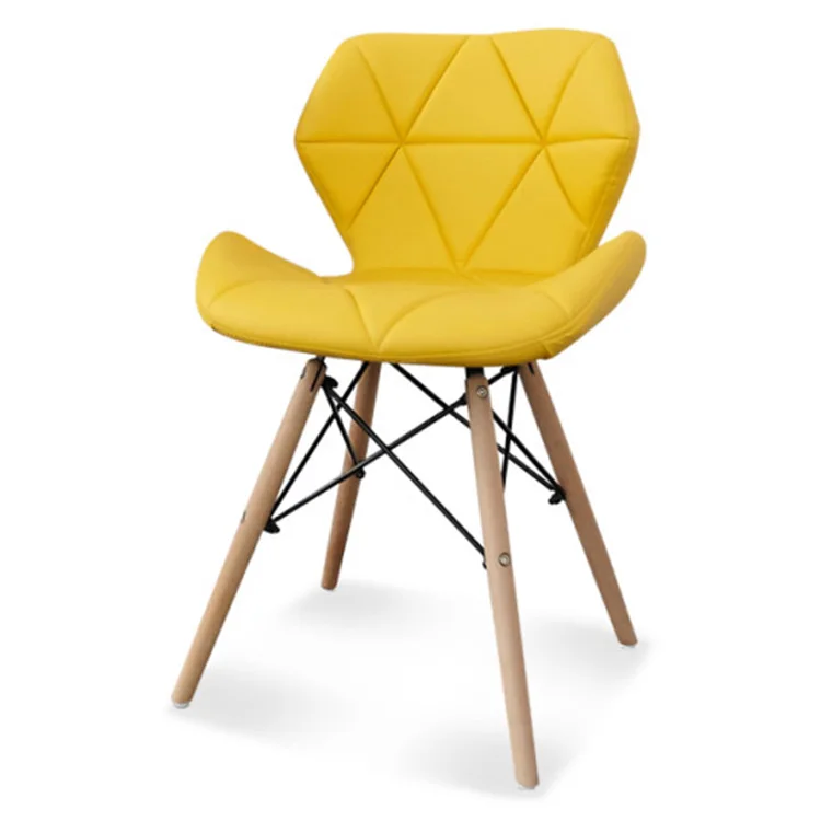 Оптовая продажа, современная мебель для интерьера дома, винтажный обеденный стул из искусственной кожи