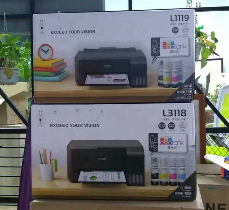  Новый цветной струйный принтер A4 L1119 1119 с емкостью для чернил и СНПЧ Epson офиса дома