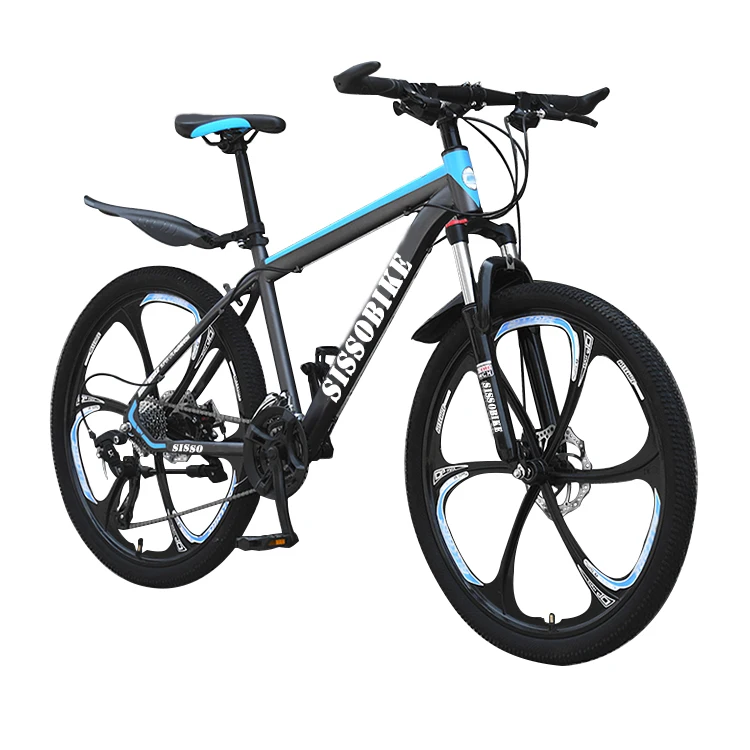 Wholesale 26 inch 6 knife wheel bicycle full suspension mountain bike