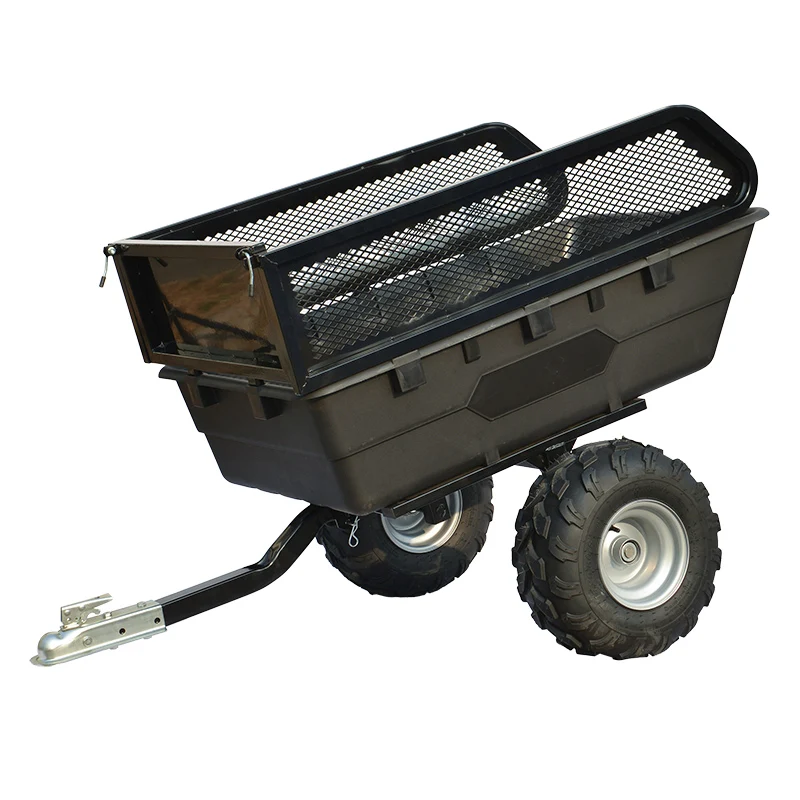 Multifunctional Durable Outdoor Truck Car Tow-Behind Transport Atv Wagon Garden Push Tractor Farm Trailer