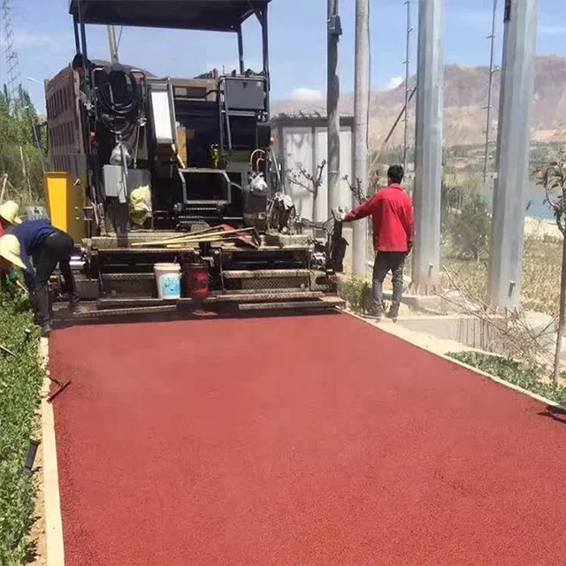 
Colored asphalt pavement colored mixture colored concrete pavement colored asphalt 