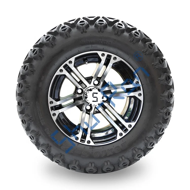 12 inch 23x10.5-12  Golf Accessories Golf Cart Wheels and Tires Combo Club Car Ymh  Ezgo Off Road tires All terrain tires