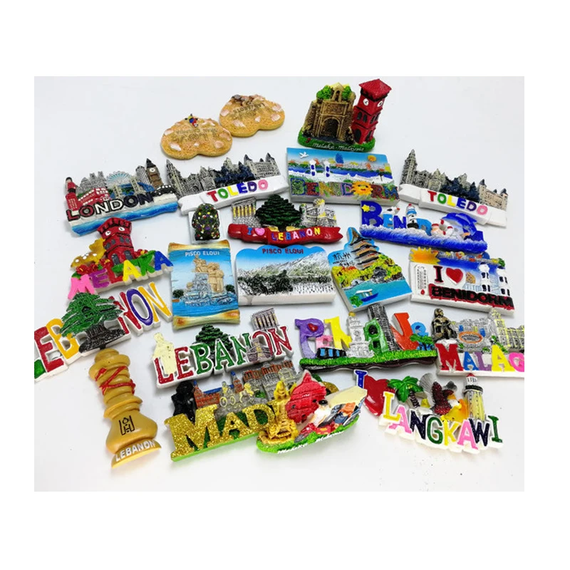 High Quality Factory Customized Design Souvenir Resin Fridge Magnet