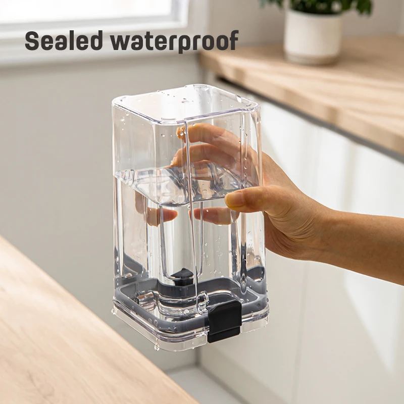 Stackable 6 Pieces set BPA free airtight kitchen organizer food container storage boxes bins lid storage containers plastic set