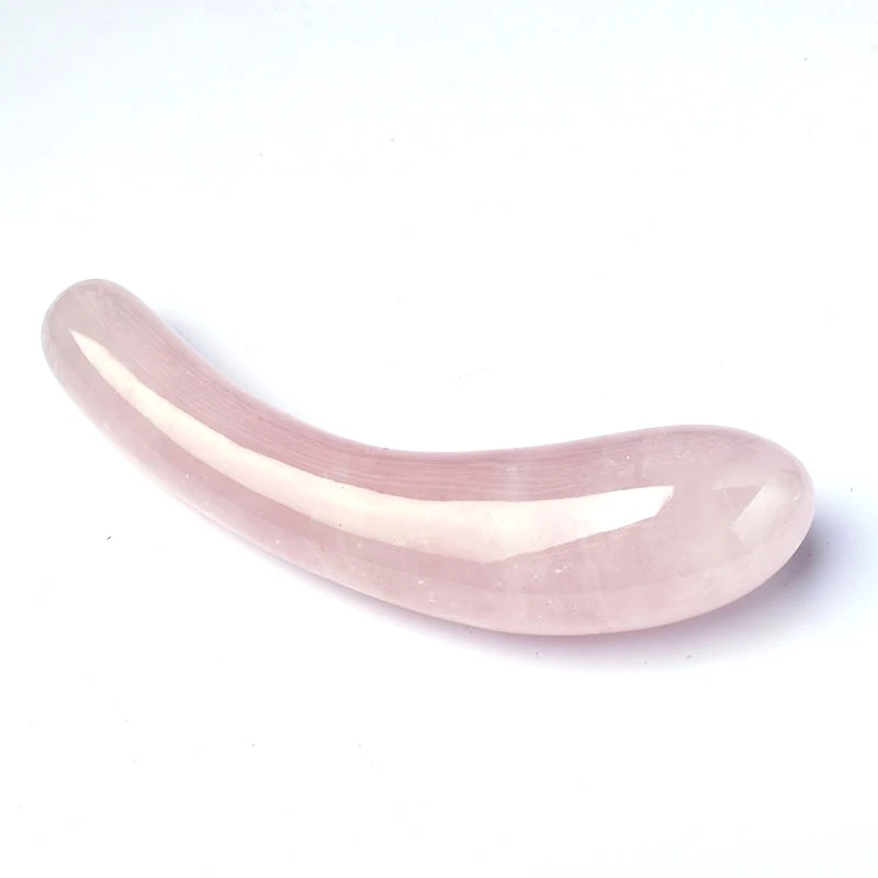 Top Quality Polished Natural dildo big rose quartz crystal Massage Stick