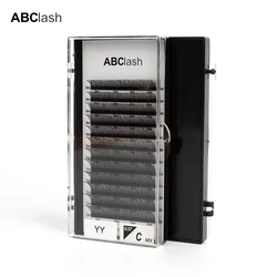 Hand made Korea PBT Fiber C Curl 0.07mm eyelash extension yy shape lashes