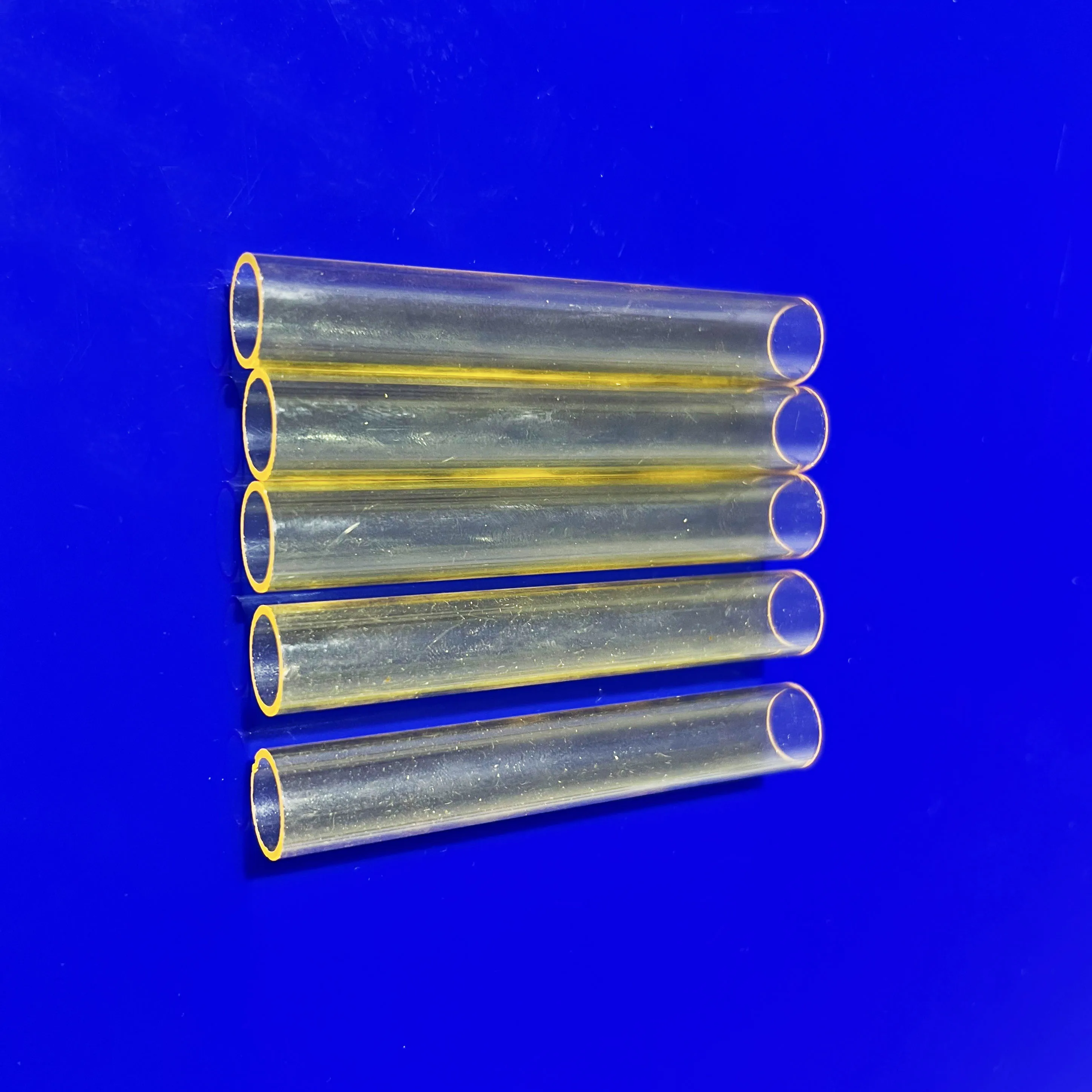 The factory supplies high-quality yellow quartz laser tubes, beauty medical instruments and laser glass tubes