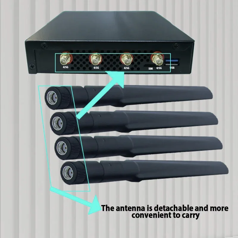 USA Hot Selling 5G WIFI Router HC-S400 Openwrt MTK7981 AX3000 128 Users Wifi6 External Antennas X62 SA NSA sim card router