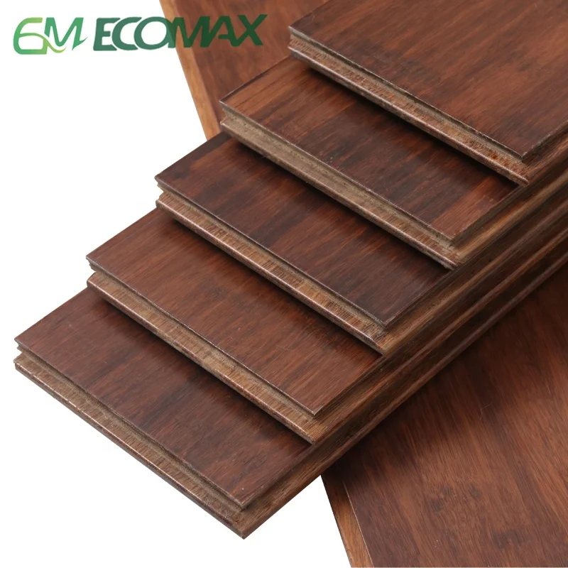 High Quality Bamboo Strand Woven Bamboo Flooring UV Coating 2 Years Natural Color Tongue&groove