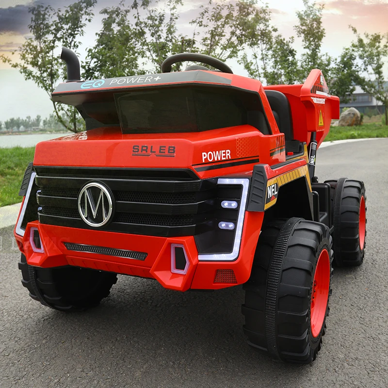  12V Дети ездить на самосвал дети Rc автомобиле строительство трактор с электрическим