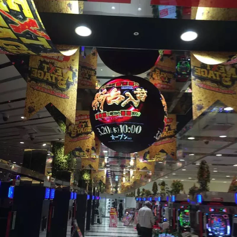 creative shapes sphere LED screen soft modules ball LED screen indoor outdoor ball LED display